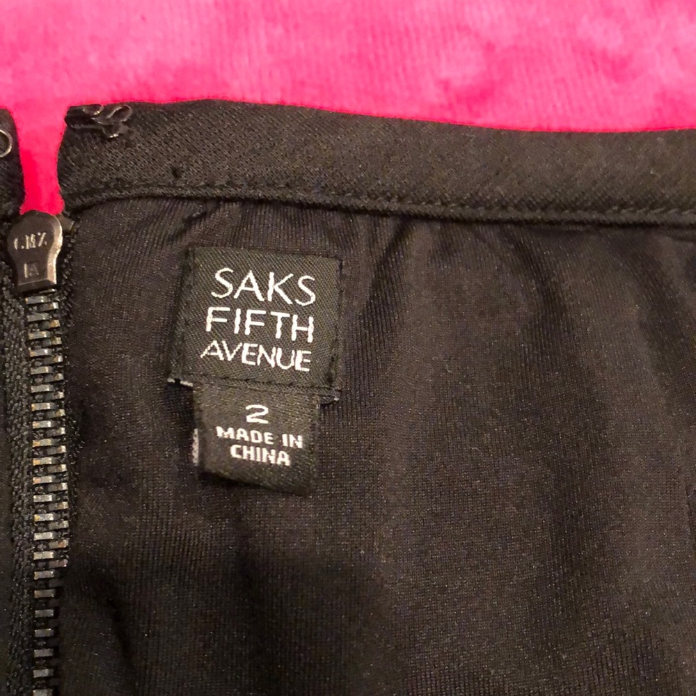 Black Rouching Pencil Skirt - Picture 4 of 4